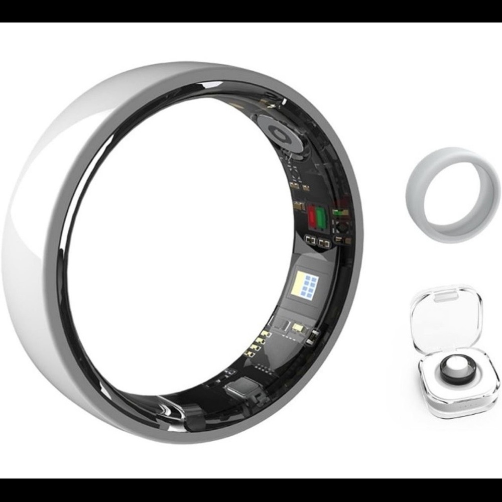Smart Fitness Ring - Silver size 7​